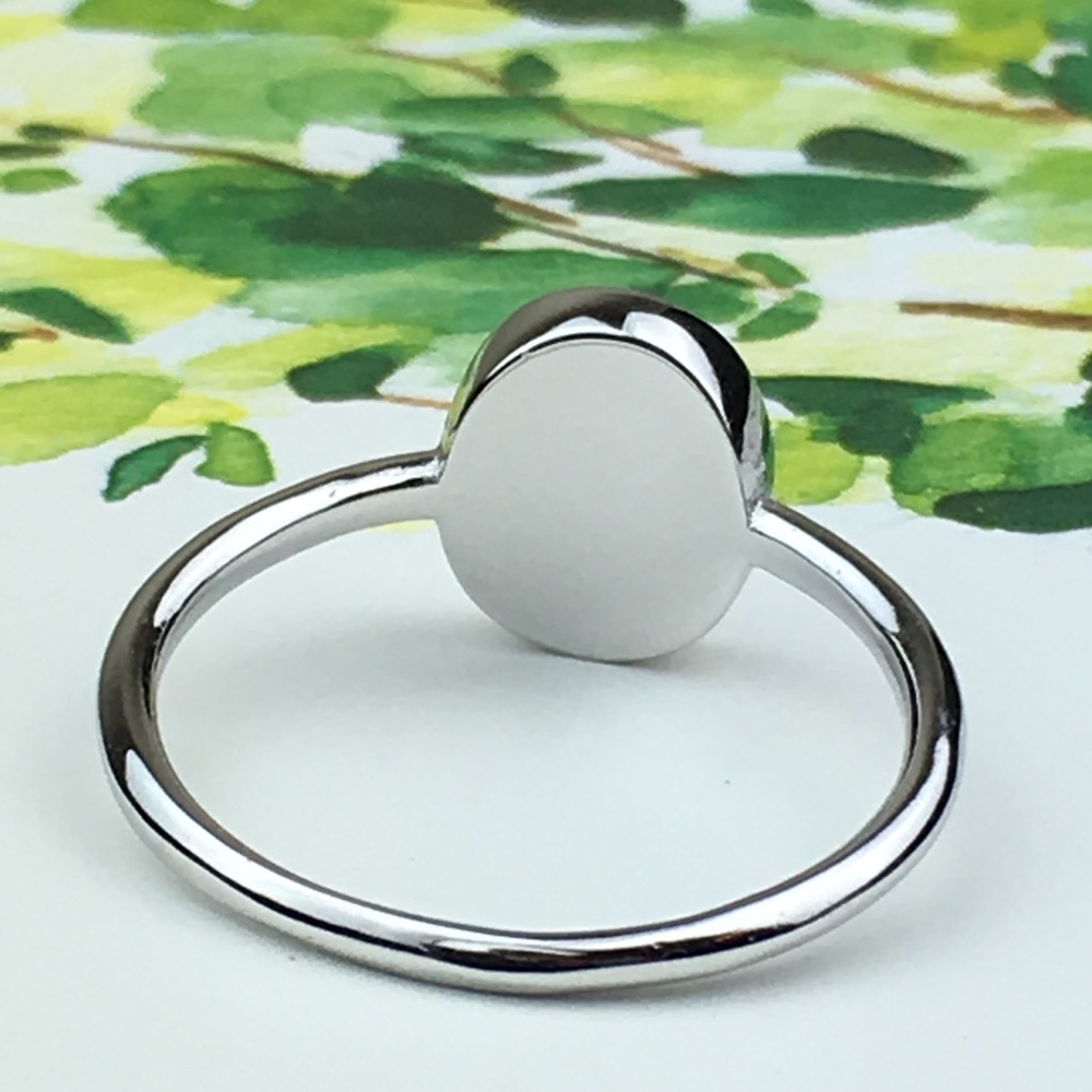 Sterling Silver Genuine Natural Austrian Opal Ring - Picture 4 of 8